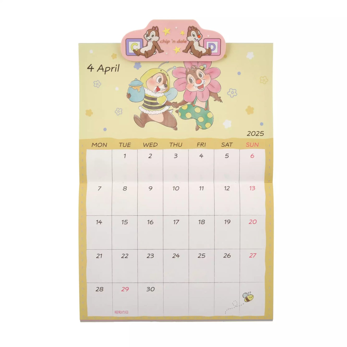 Chip & Dale 磁石夾掛牆月曆 Calendar＆Organizer 2025