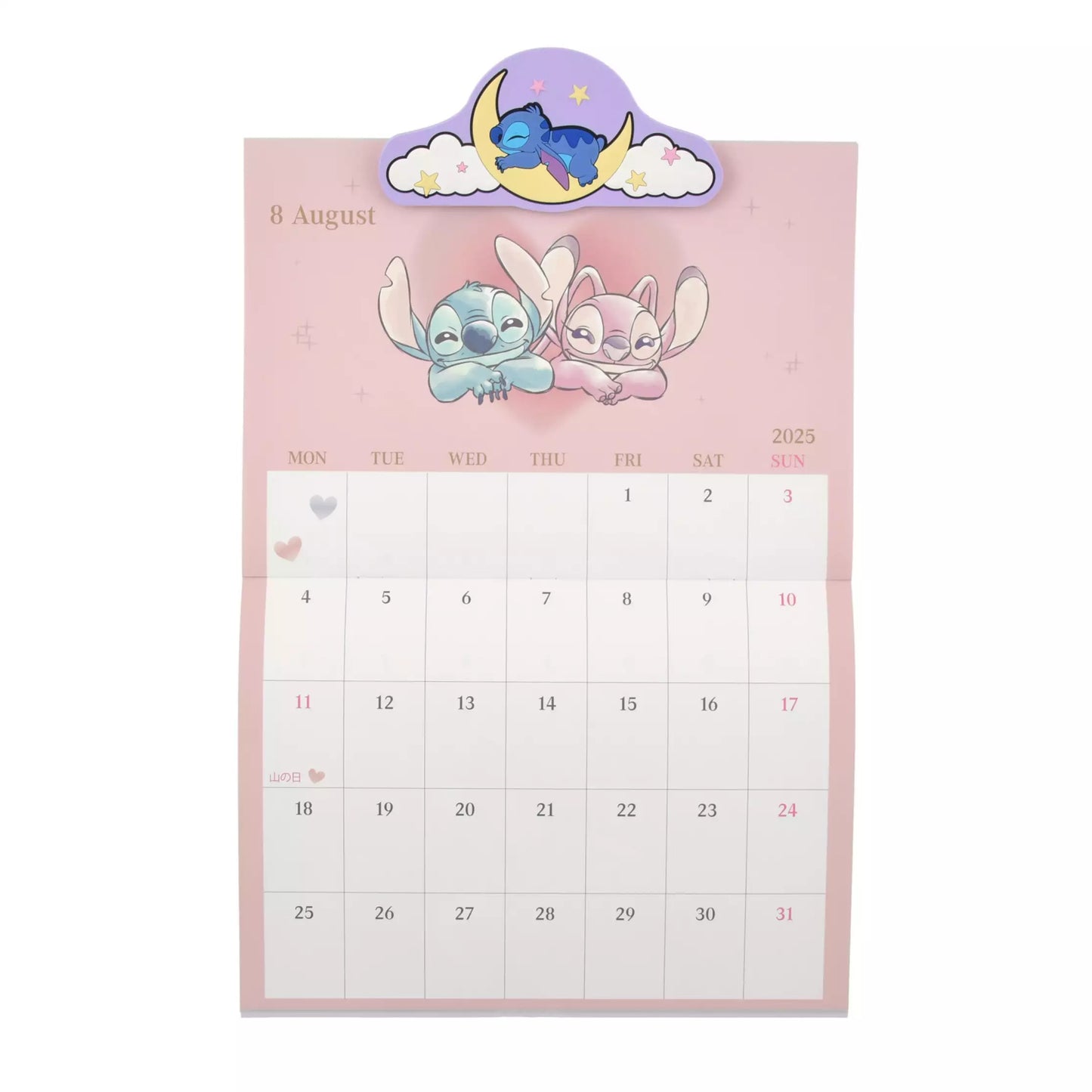 Stitch 磁石夾掛牆月曆 Calendar＆Organizer 2025