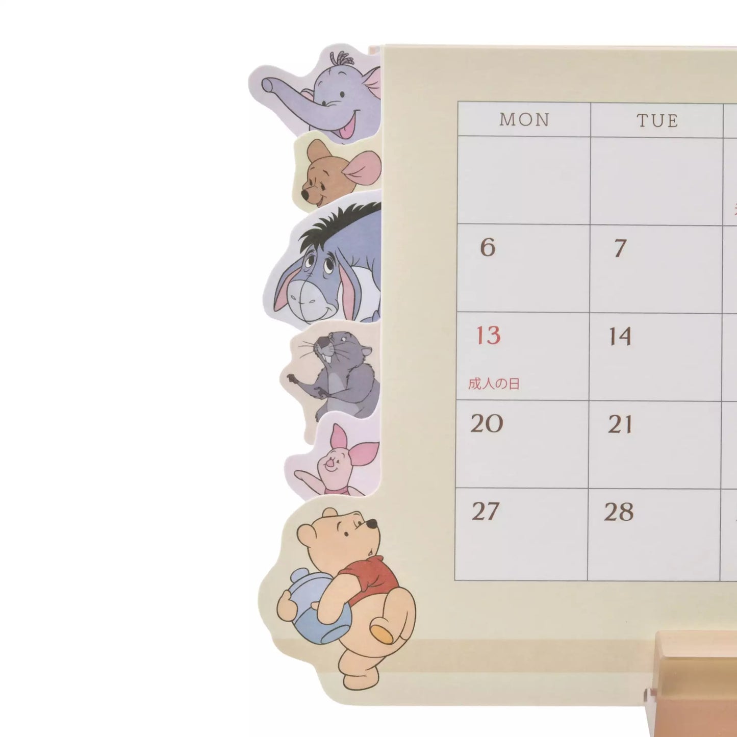 Pooh & Friends 座台月曆連座 Calendar＆Organizer 2025