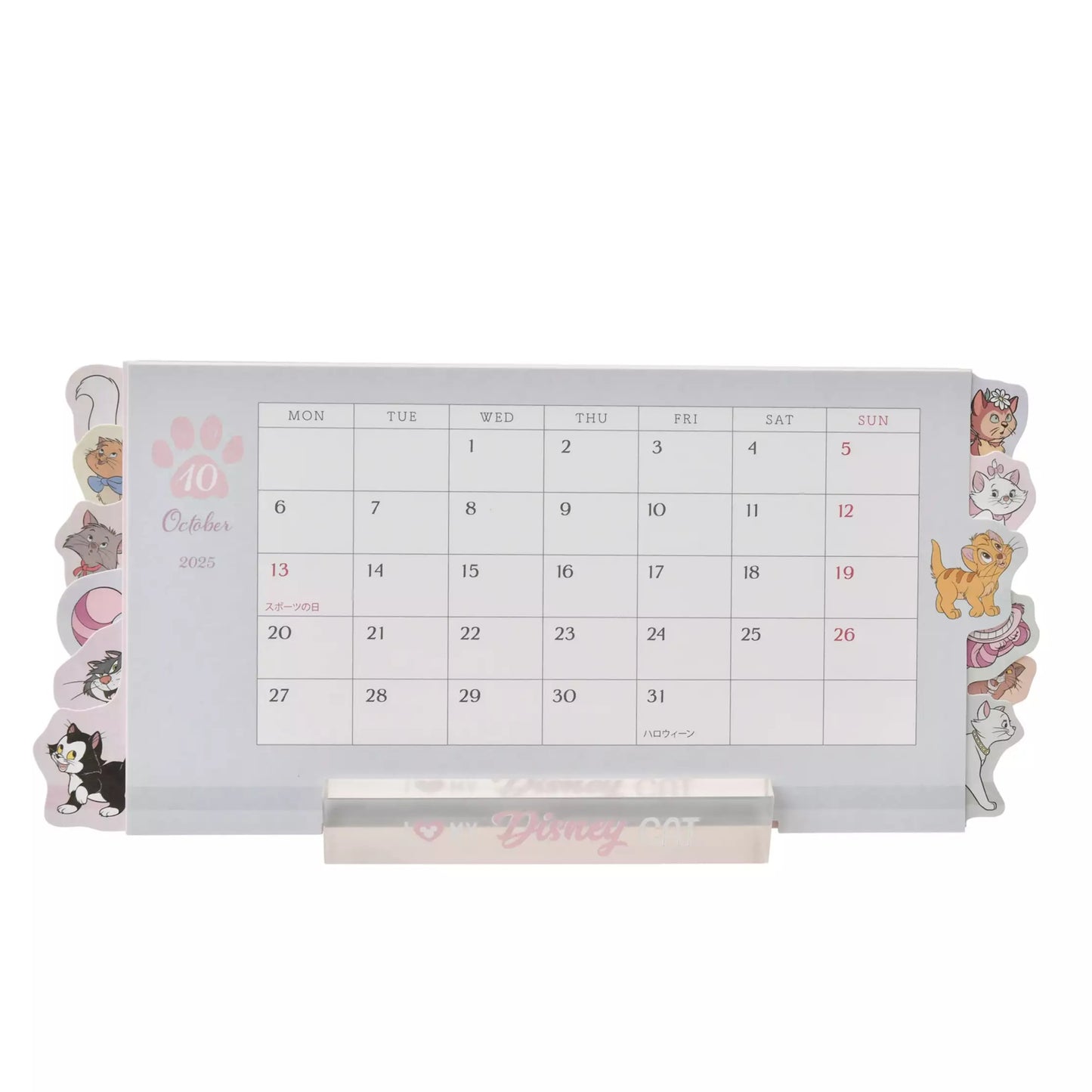 Cute Cat 座台月曆連座 (Marie/ Lucifer/ 妙妙貓) Calendar＆Organizer 2025