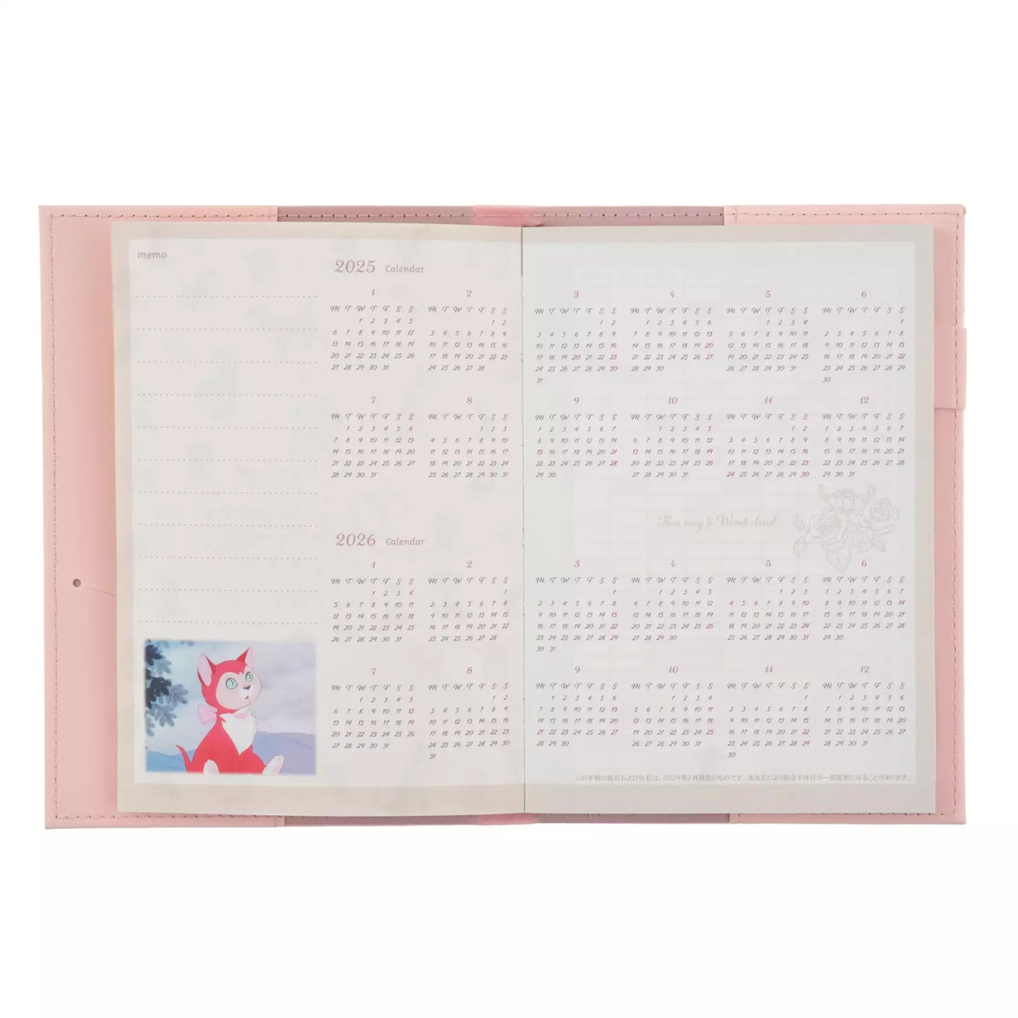 Cute Cat 2025 B6 Schedule (Marie/ Lucifer) Calendar＆Organizer 2025