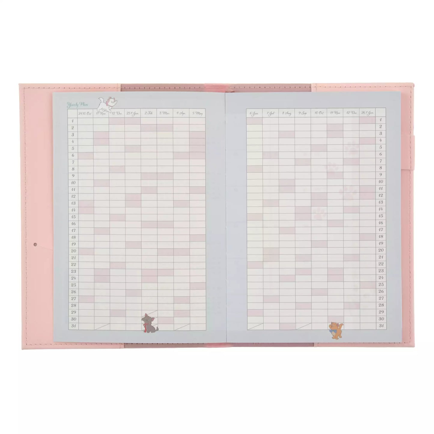 Cute Cat 2025 B6 Schedule (Marie/ Lucifer) Calendar＆Organizer 2025