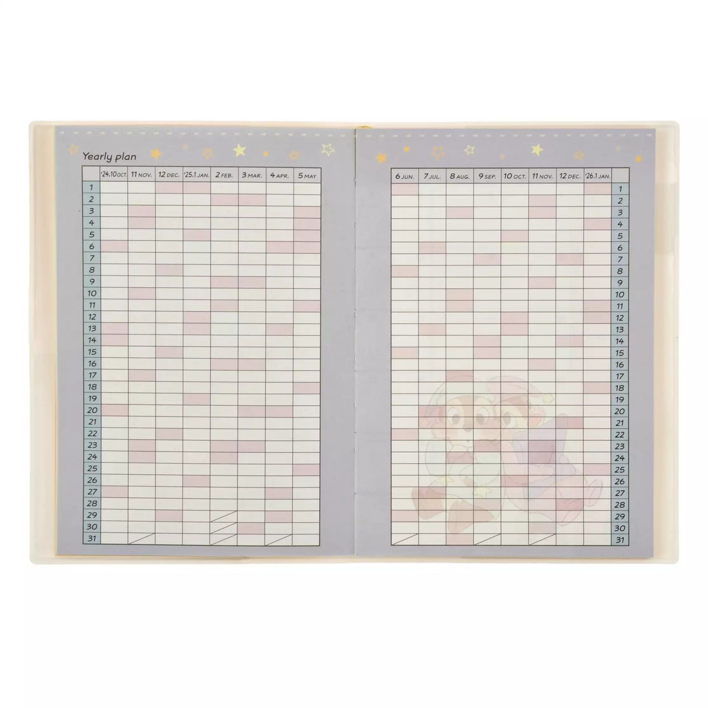 Chip & Dale B6 Schedule Calendar＆Organizer 2025