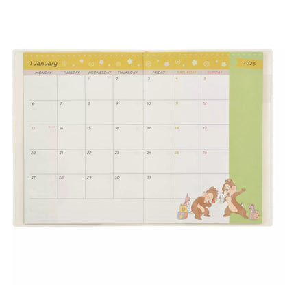 Chip & Dale B6 Schedule Calendar＆Organizer 2025