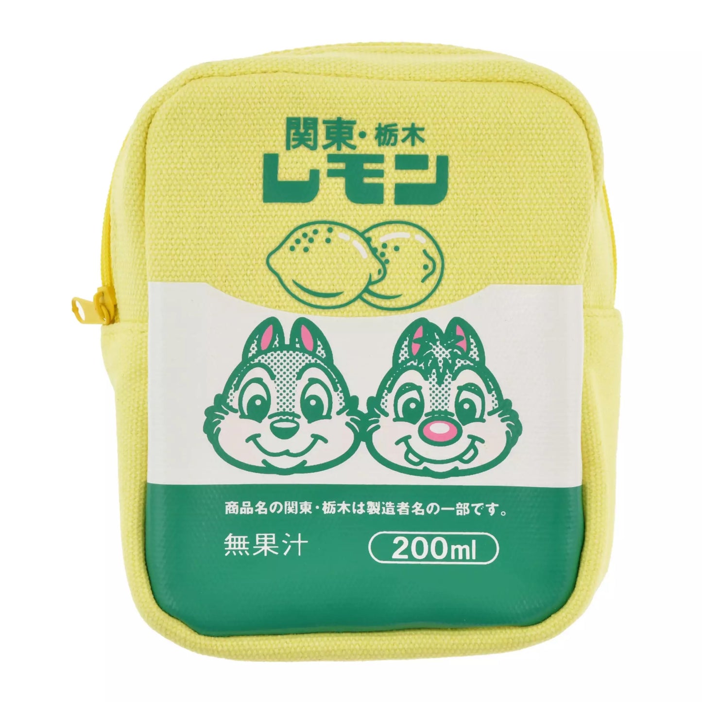 関東・栃木 Lemon限定 Chip & Dale 檸檬糖連Pouch