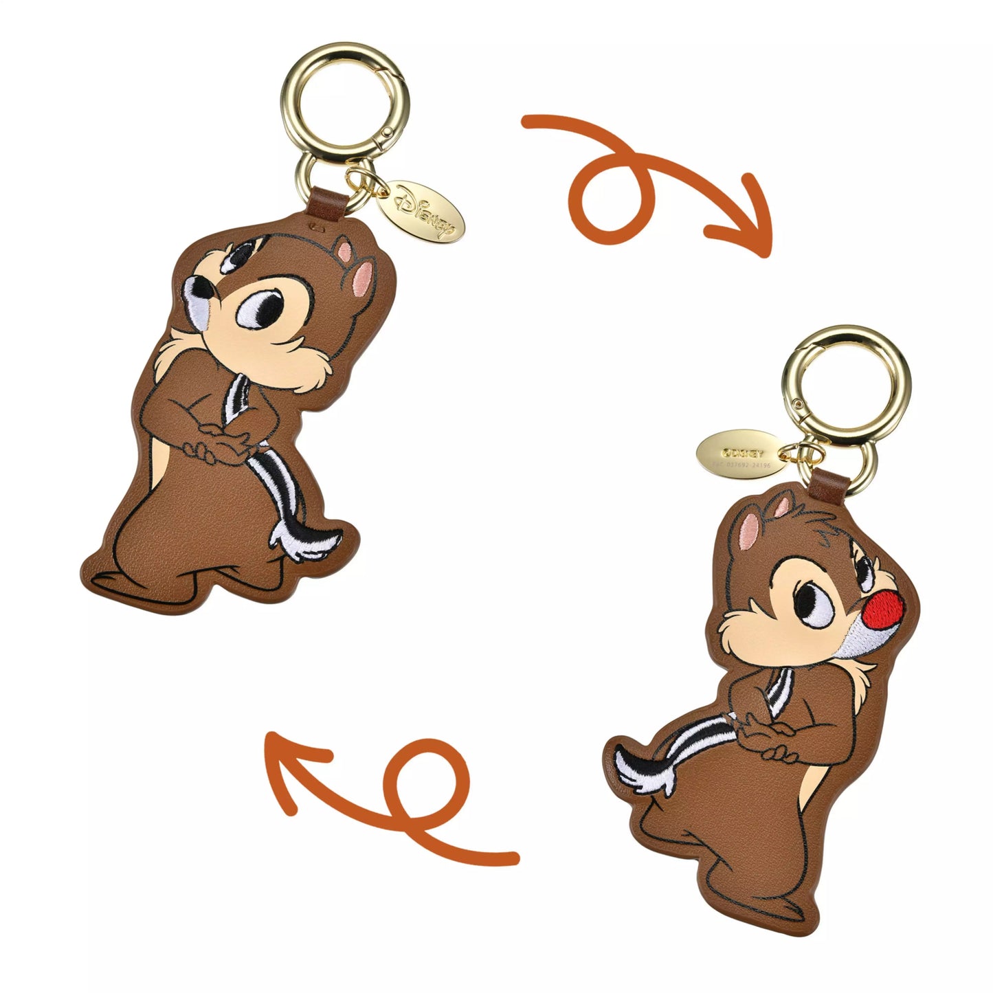 Chip & Dale/ Mickey/ Marie 皮革匙扣 Choose a Gift