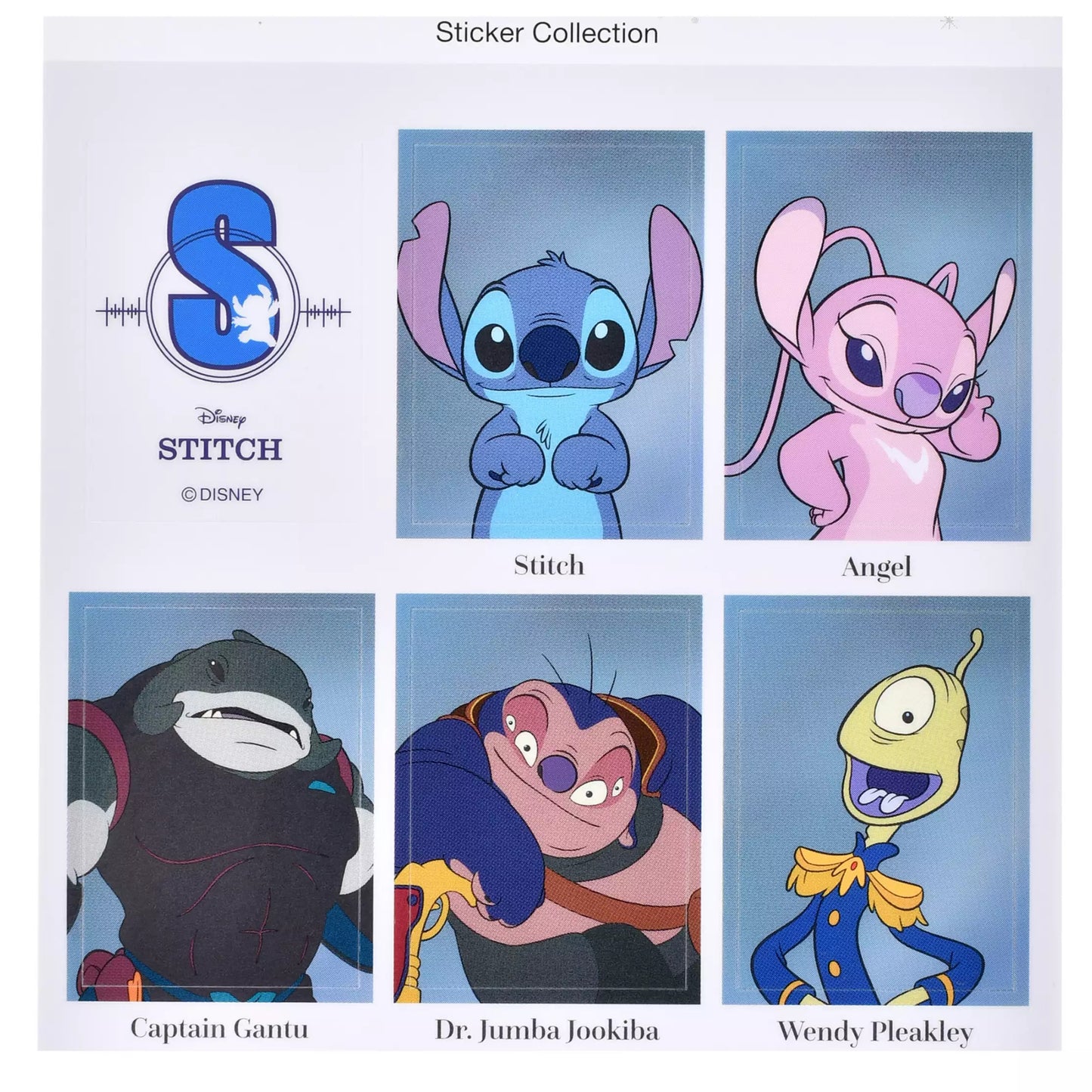 Stitch & Friends 畢業風貼紙 Sticker Collection