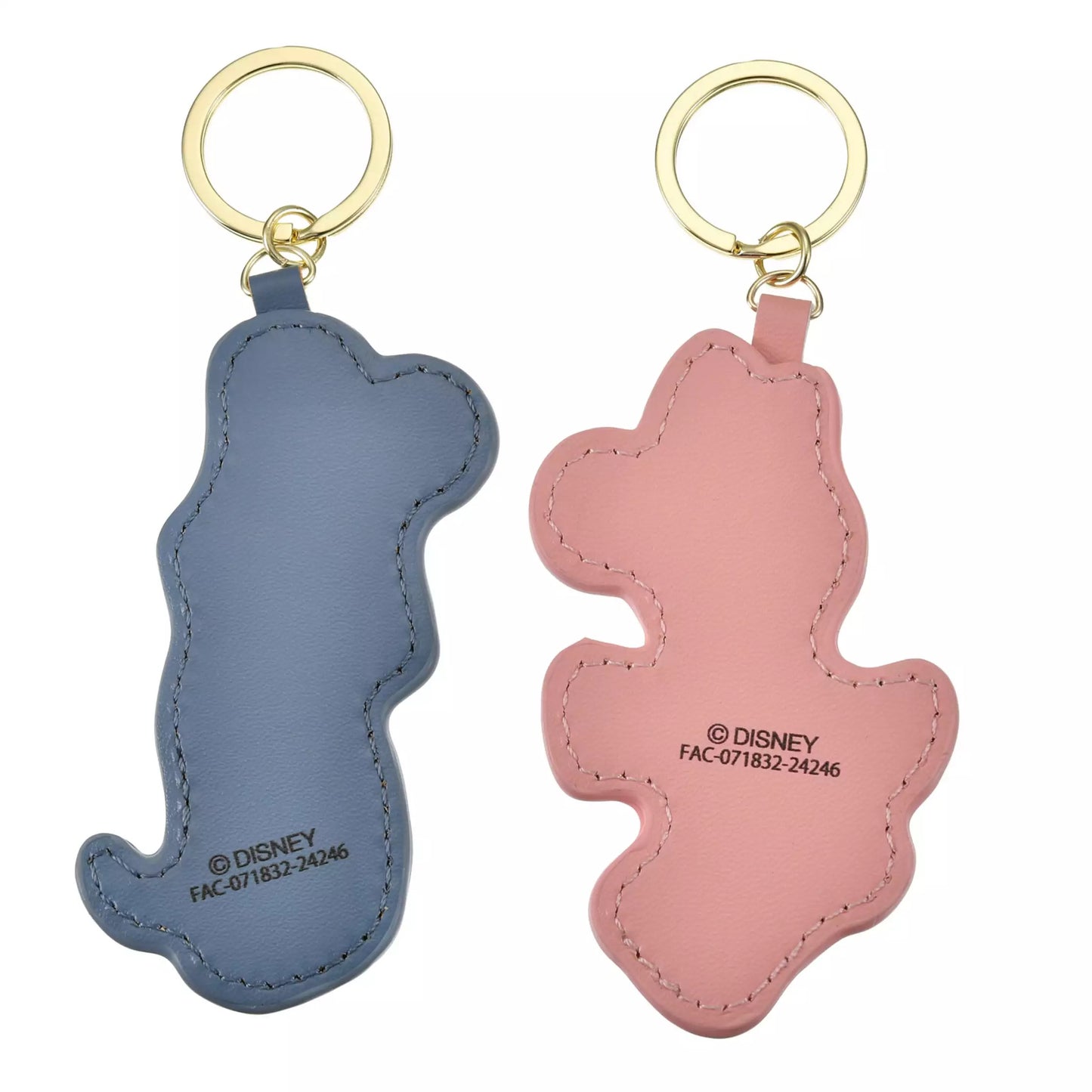 Mickey & Minnie 皮革風匙扣 Key chain Fes