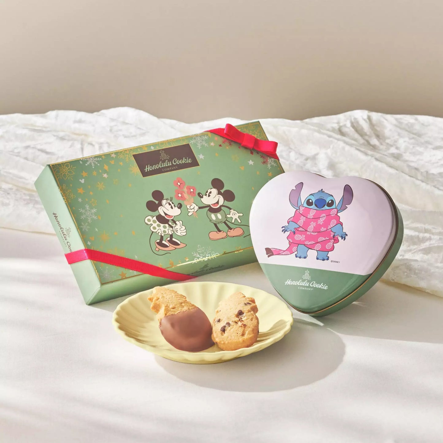 Mickey & Minnie 曲奇禮盒 【Honolulu Cookie Company】