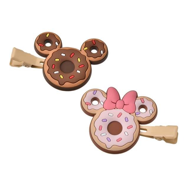 Mickey & Minnie Donut 髮夾Set MAEGAMI Hair Zakka