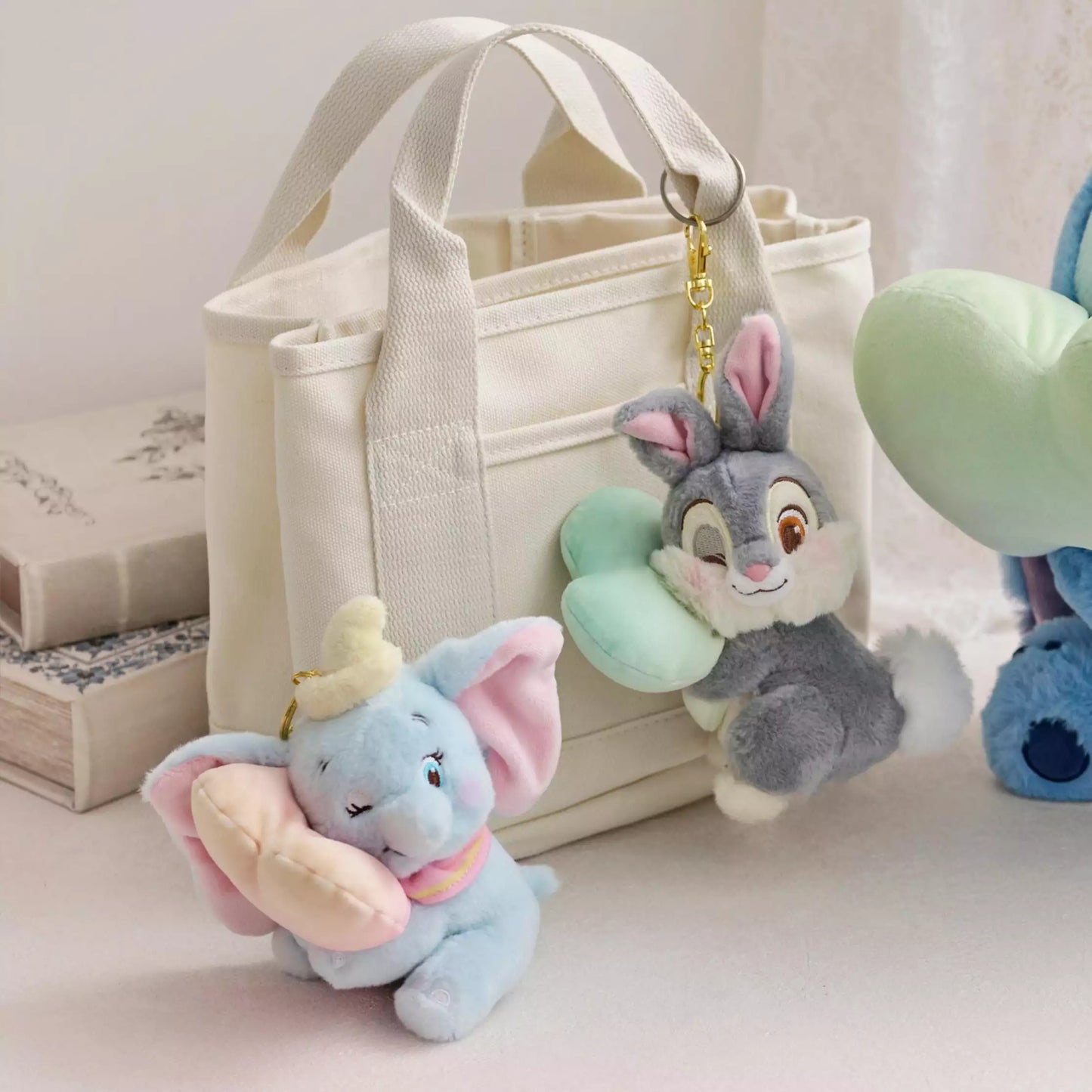 Dumbo/ Thumper/ Marie 抱心心公仔匙扣 にこにこはーちょ