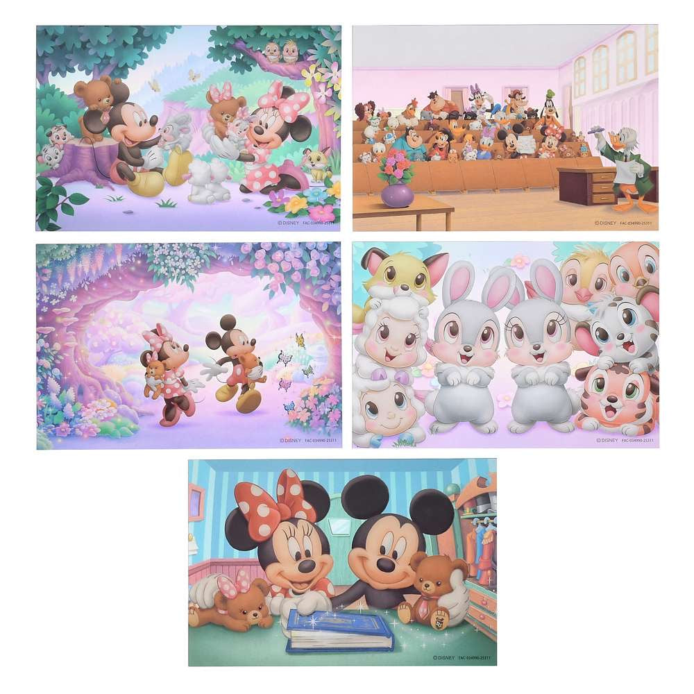 Postcard set 連相框 - Disney UniBestiez