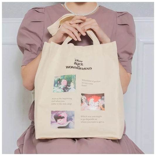 【ACCOMMODE】x Alice in Wonderland Tote Bag 米白色