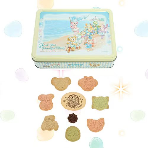 曲奇連鐵罐 - DISNEYSEA 25TH Find Your Beautiful Blue