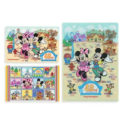 Postcard 連 File Set - Disney 樂園 43 RD ANNIVERSARY