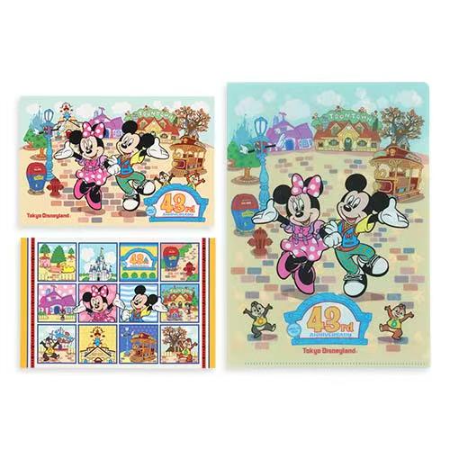 Postcard 連 File Set - Disney 樂園 43 RD ANNIVERSARY