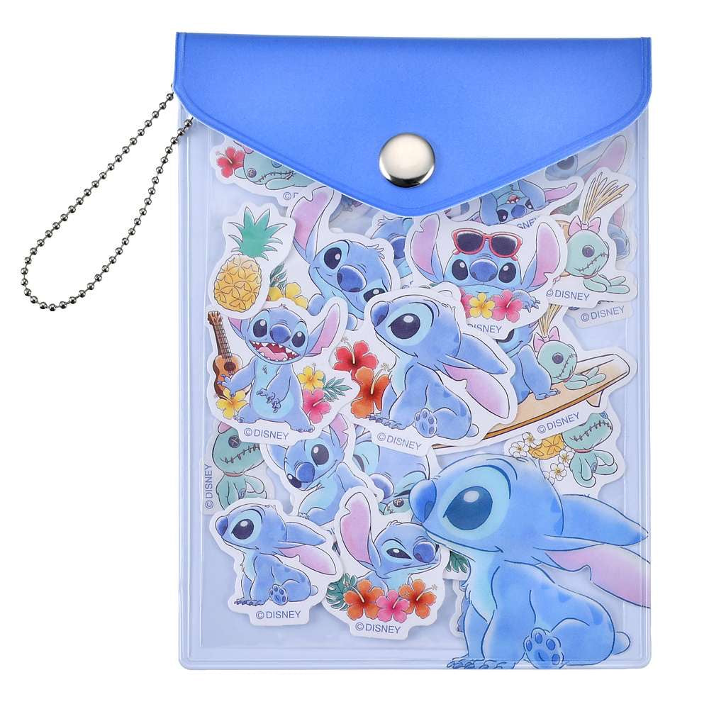 Stitch/ Marie - Sticker Set 連 Pouch