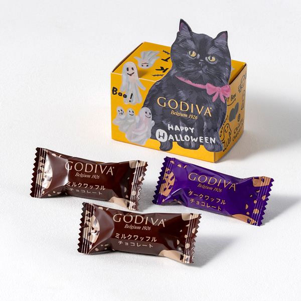 GODIVA x 萬聖節系列 貓貓朱古力/ 布甸狗｜Kuromi 掛飾+朱古力 30/9截單