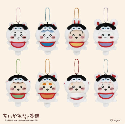 Chiikawa｜川越本鋪限定｜小可愛 豆豆眼犬張子公仔掛飾 ちいかわ