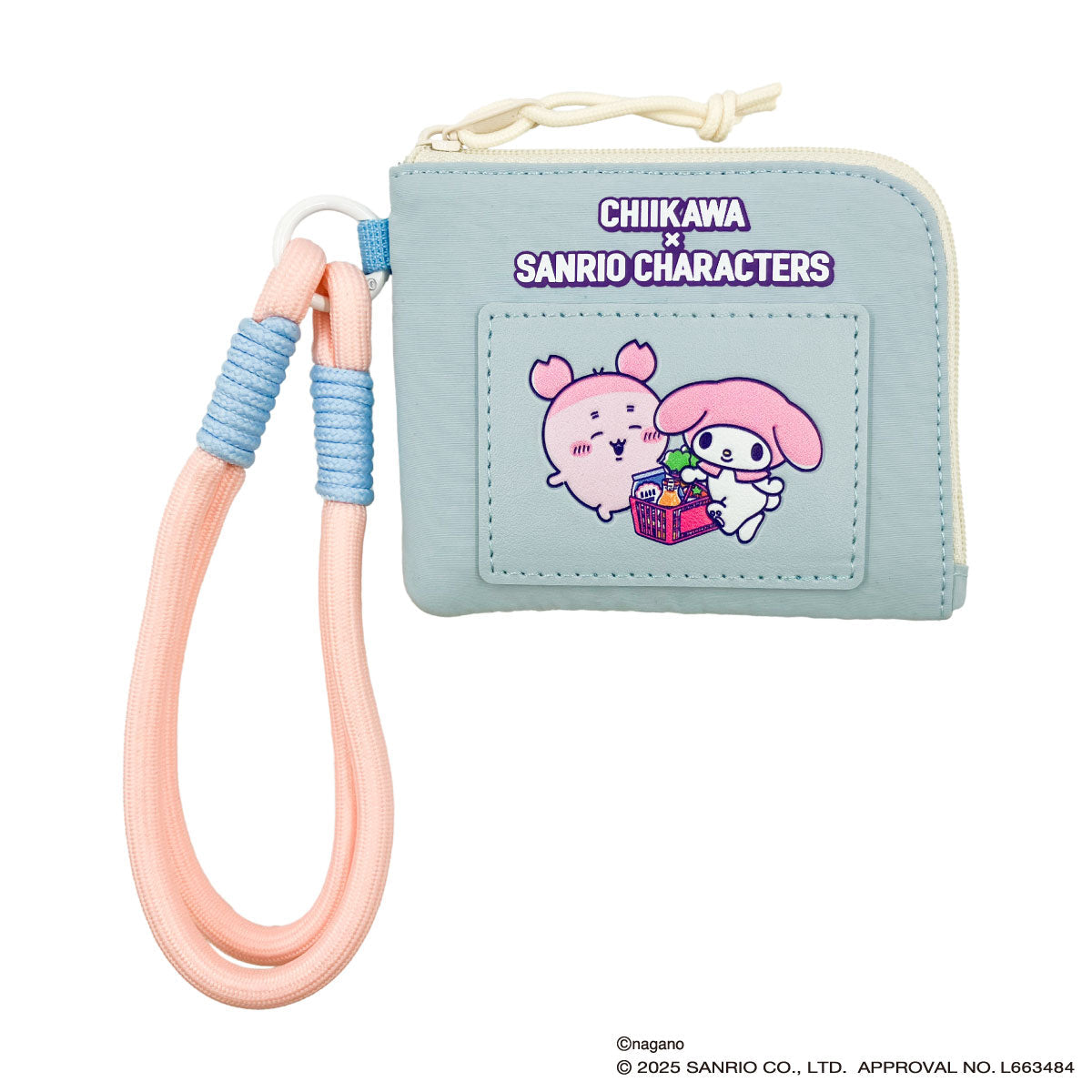 Chiikawa x Sanrio 系列 小可愛 Supermarket Compact Wallet