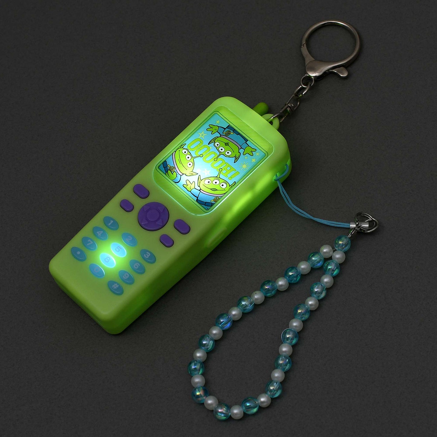 三眼仔/ Stitch/ Minnie/ Donald 發聲電話Keychain - Key Chain Fes