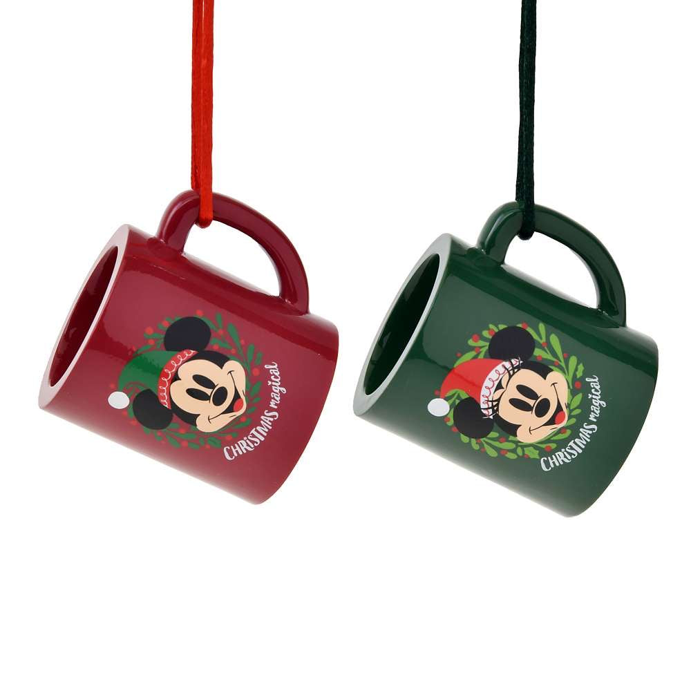 Disney Store Christmas 2024 Mickey & Minnie Ornament Set