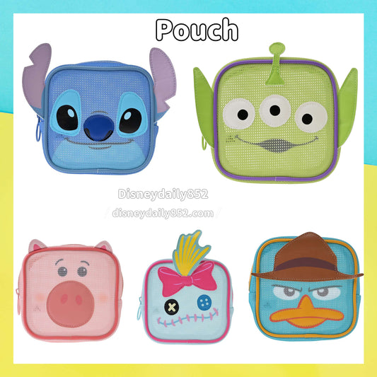 Stitch/ 小甘/三眼仔/ 泰瑞/ Piglet Pouch