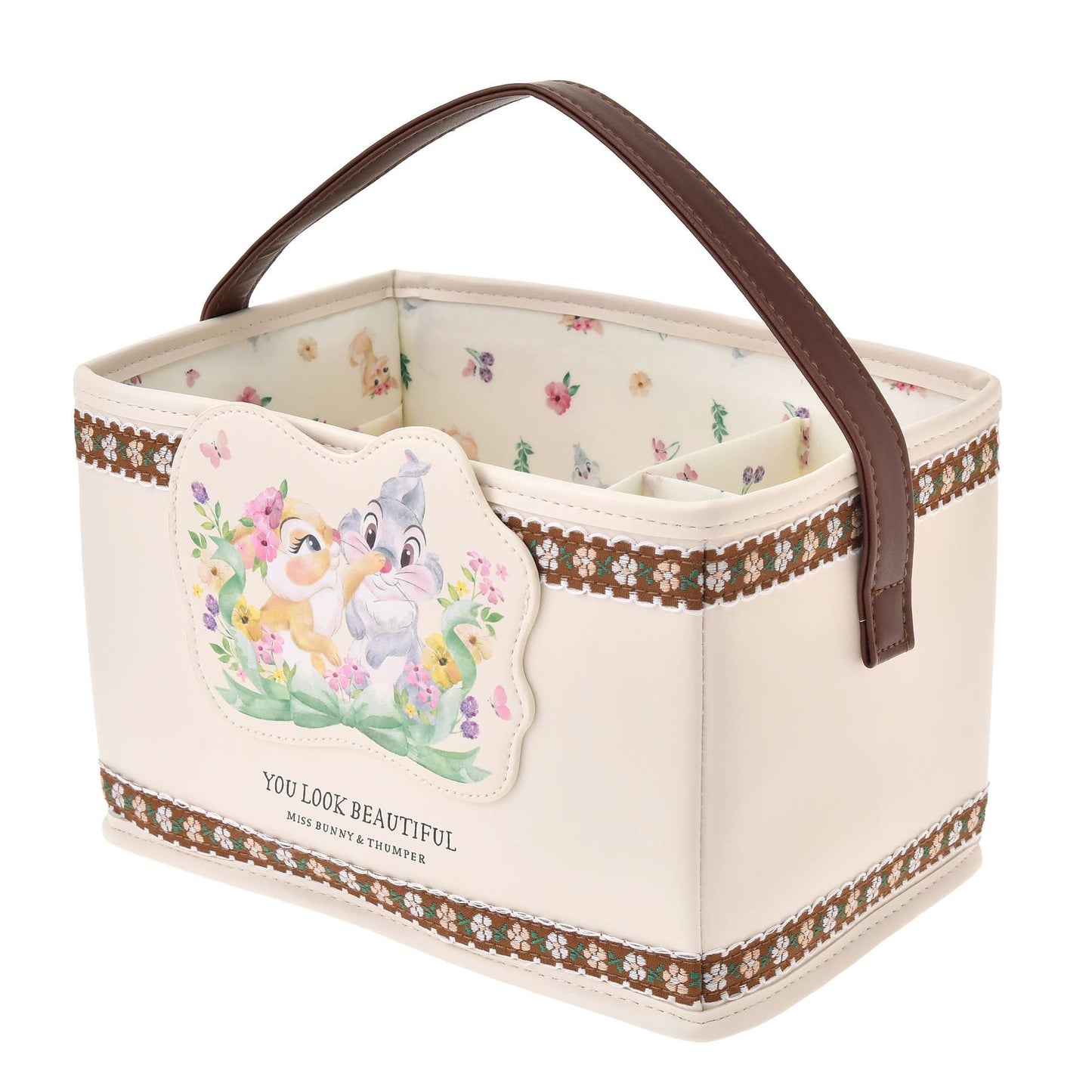 Ms Bunny & Thumper 手提收納籃 - DISNEY SPRING ROMANCE