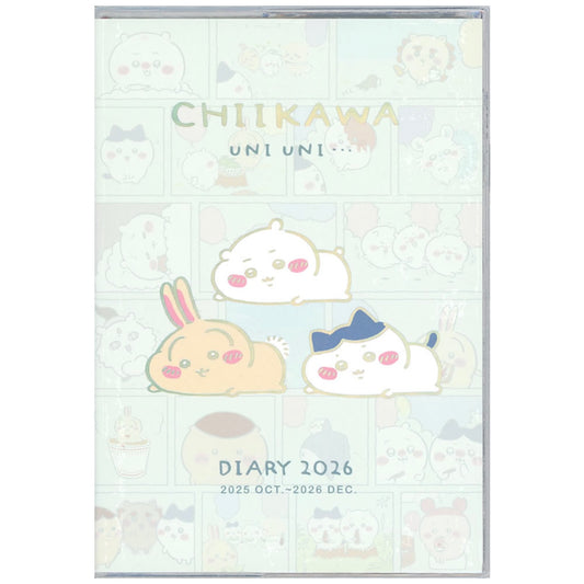 Chiikawa| 小可愛 3子脹卜卜 Comic Design B6 Schedule book 2026 ちいかわ