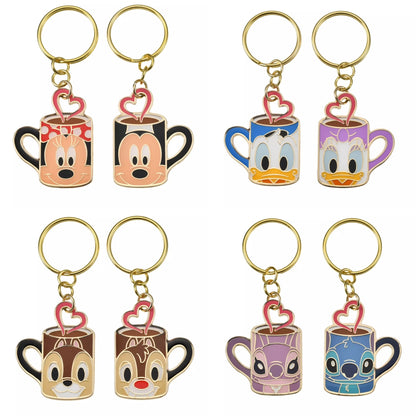 Pair 匙扣 (杯) Key chain Fes Mickey/ Donald/ Chip & Dale/ Stitch