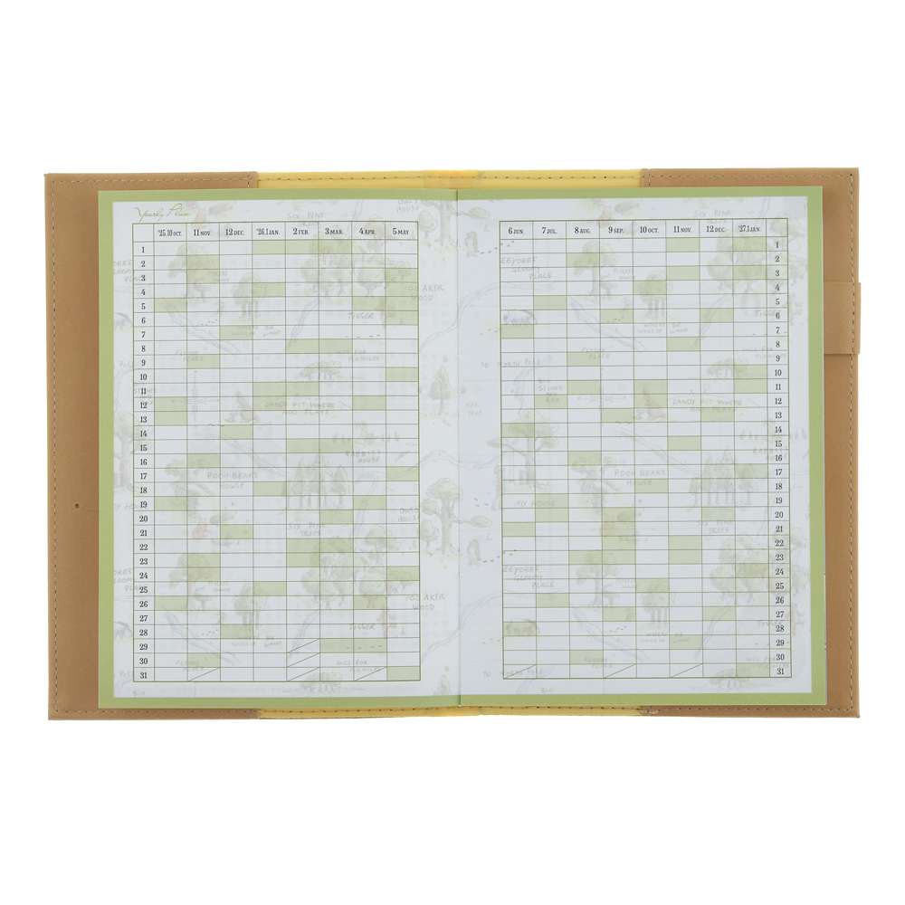 Pooh 皮套B6 Schedule Book CALENDARS ＆ ORGANIZERS 2026