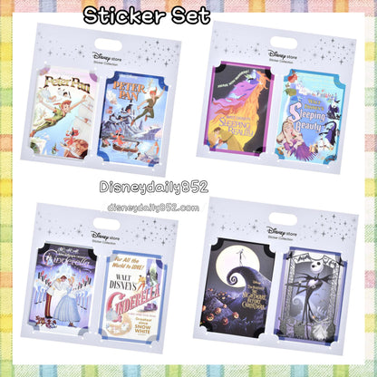 Peter Pan/ Jack/ Cinderella/ Sleeping Beauty - Sticker Set