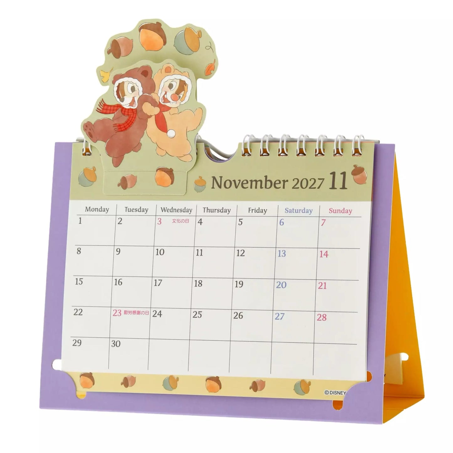 Chip & Dale 坐枱月曆 |CALENDAR ＆ ORGANIZER 2027