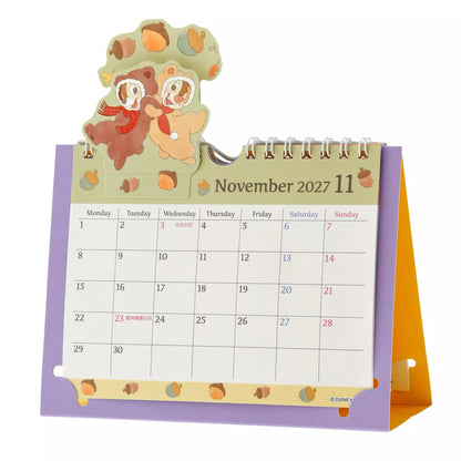 Chip & Dale 坐枱月曆 |CALENDAR ＆ ORGANIZER 2027