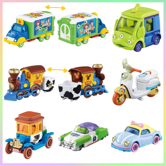 Tomica 玩具車 | Toy Story 5 | 貨車/ 火車頭/ 三眼仔/ 小叉/ Woody/ Buzz/ 寶貝