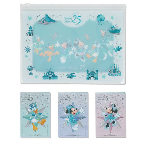 Memo 連Pouch - TOYKO DISNEYSEA 25TH SPARKLING JUBILEE