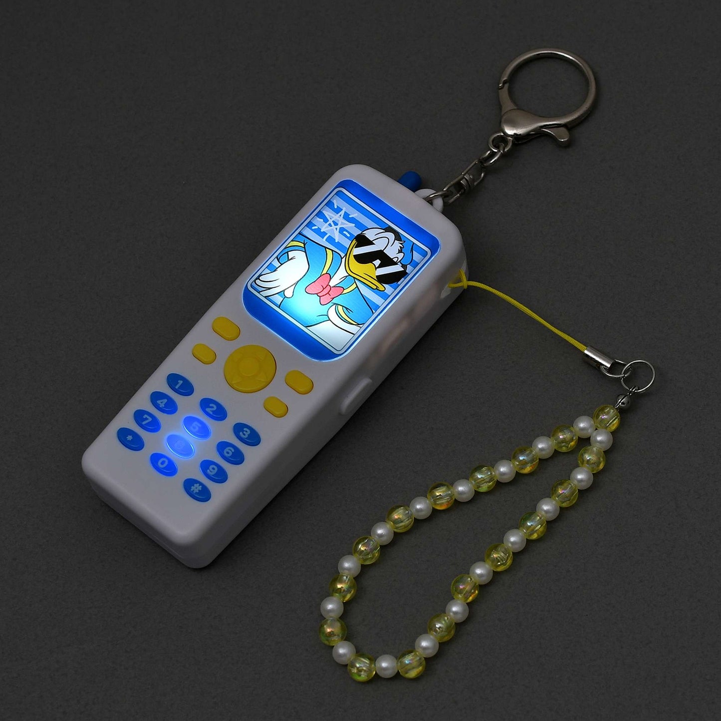 三眼仔/ Stitch/ Minnie/ Donald 發聲電話Keychain - Key Chain Fes