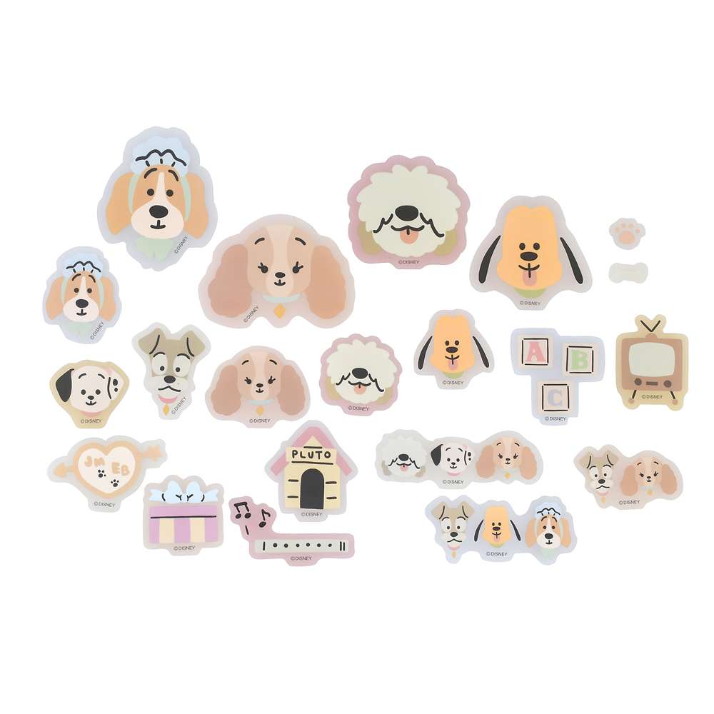 Marie/ Disney Dogs Sticker Set