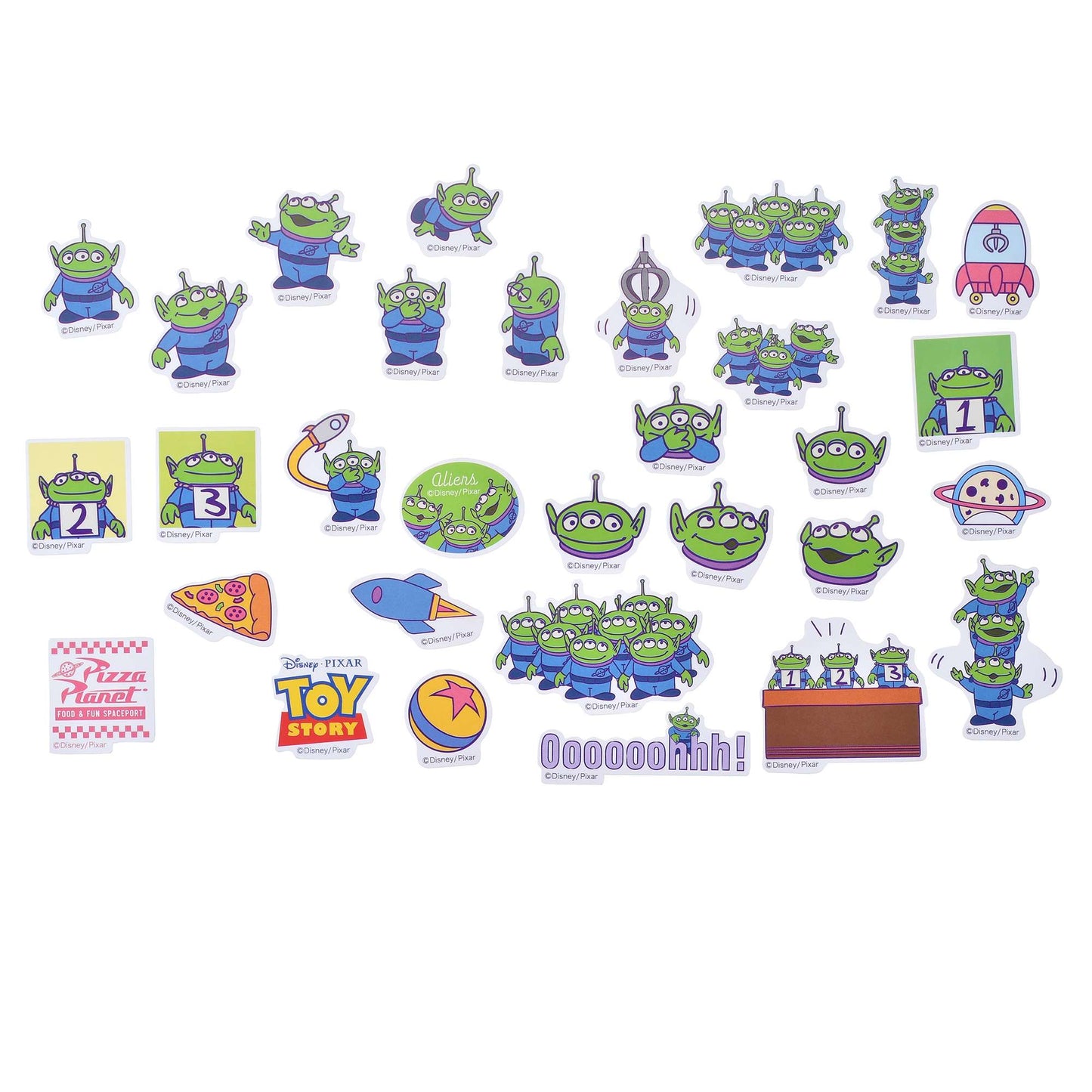 Chip & Dale/ 三眼仔 - Sticker Set 連 Pouch