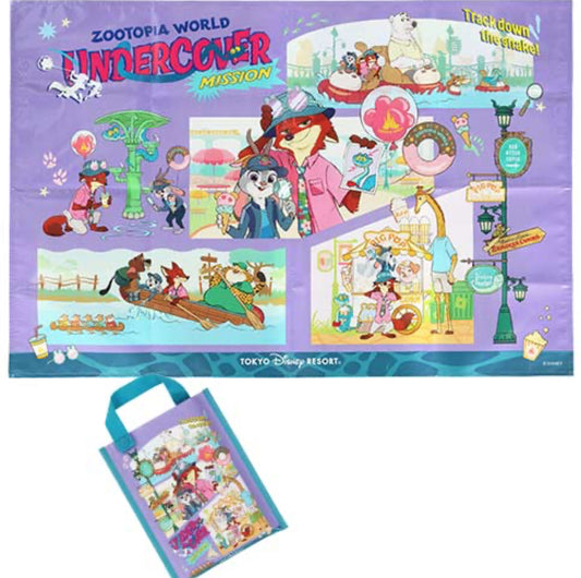 摺疊野餐墊｜ZOOTOPIA WORLD UNDERCOVER MISSION