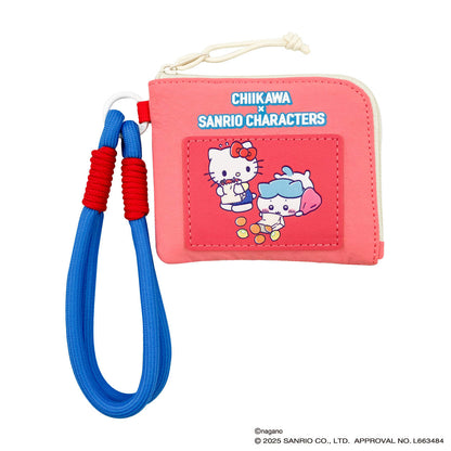Chiikawa x Sanrio 系列 小可愛 Supermarket Compact Wallet