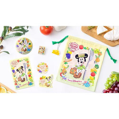 Mickey Postcard & Sticker Set - Special Merchandise x 五星級大鼠 - TOKYO DISNEY SEA FOOD & WINE FESTIVAL