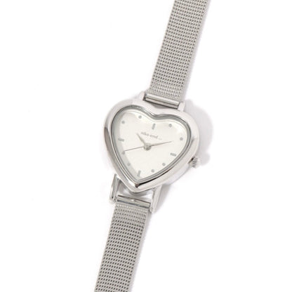 niko and heart mesh watch 心形手錶