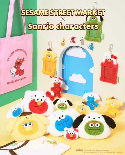 2/7 Sanrio x 芝麻街限定｜Kitty/ 布甸狗/ 玉桂狗/ PC狗 掛飾/ 扣針/ 雜貨