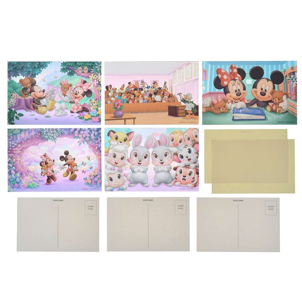 Postcard set 連相框 - Disney UniBestiez