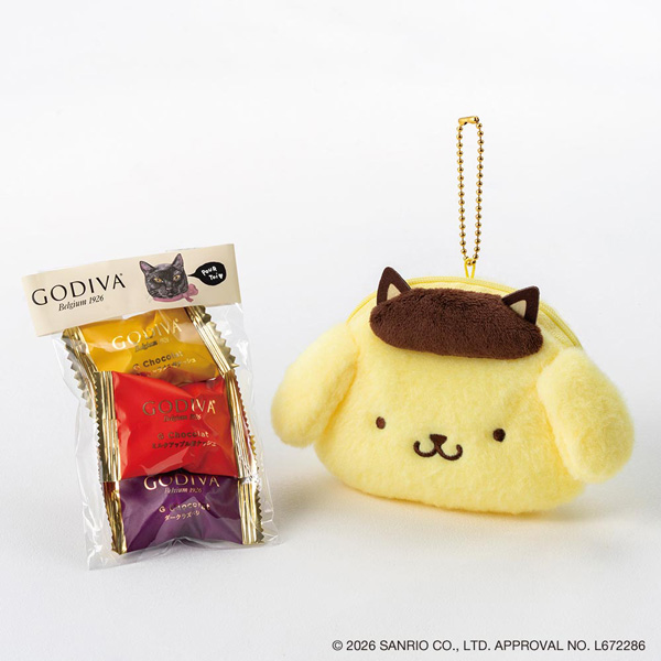 GODIVA x 萬聖節系列 貓貓朱古力/ 布甸狗｜Kuromi 掛飾+朱古力 30/9截單