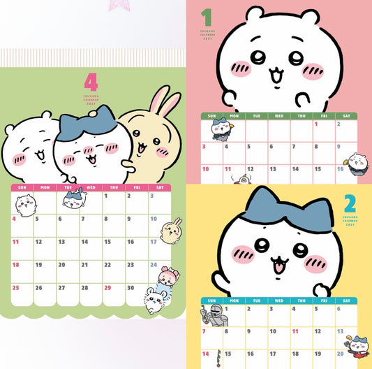 Chiikawa| 小可愛 掛牆月曆 Calendar 2027