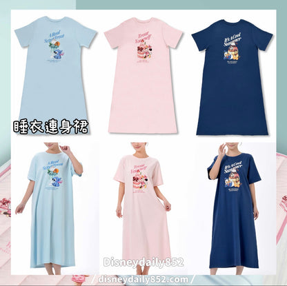 Minnie/ Donald/ Stitch 睡衣連身裙｜Disney Cool Goods
