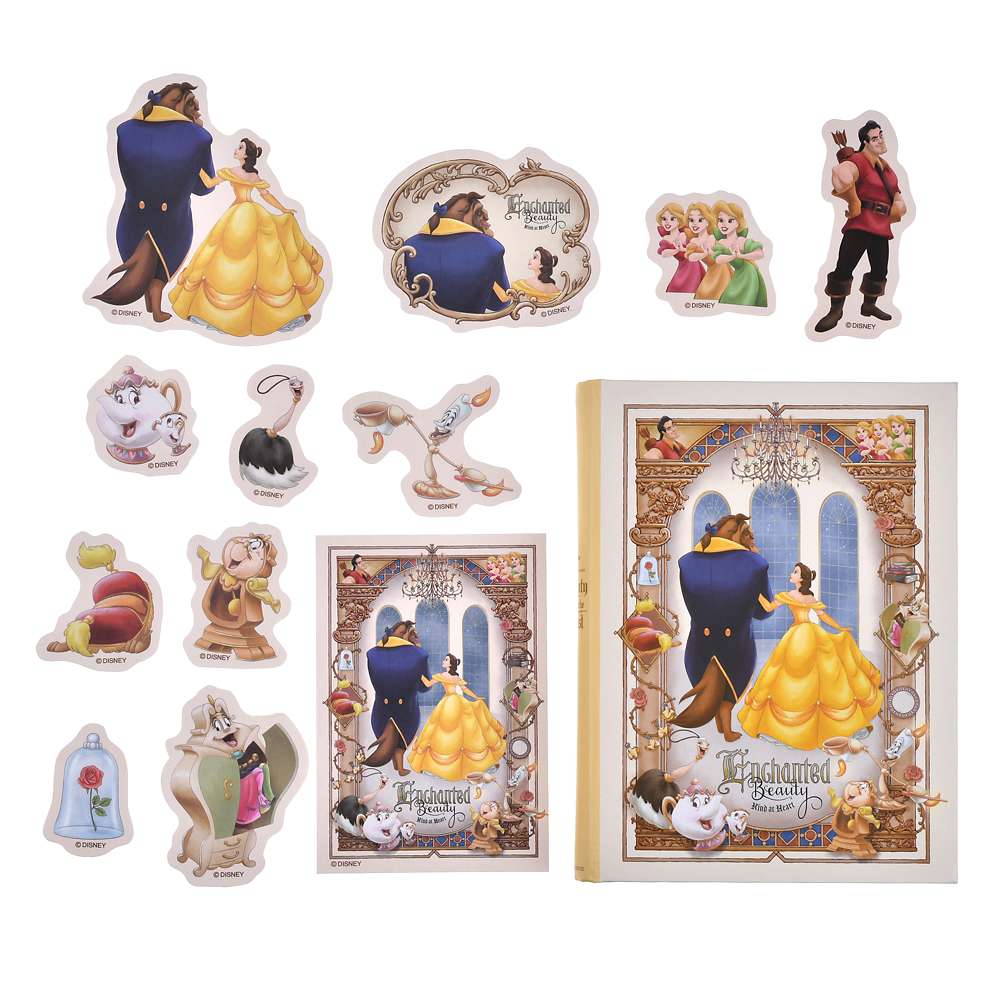 盒裝貼紙｜DISNEY ANIMATION BEAUTY AND THE BEAST 35TH ANNIVERSARY