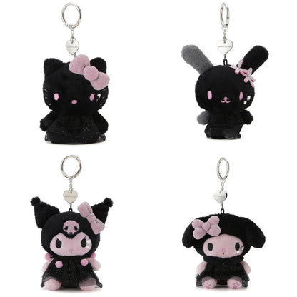 Kitty/ Kuromi/ Usahana/ Melody PINK X BLACK 公仔掛飾| SANRIO HOUSE
